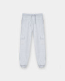 Grey Marl Winter Cargo Trouser