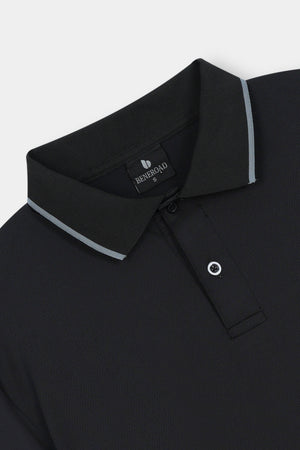 AirFlex Mesh Polo Black