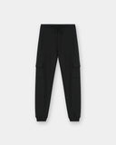 Black Winter Cargo Trouser