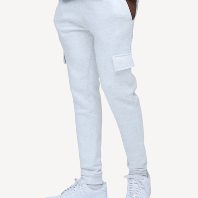 Skinny Fit Grey Marl Winter Cargo Jogger