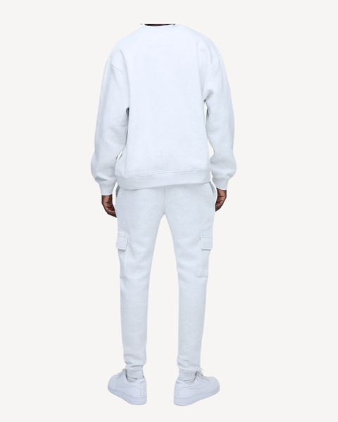 Skinny Fit Grey Marl Winter Cargo Jogger