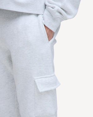 Skinny Fit Grey Marl Winter Cargo Jogger