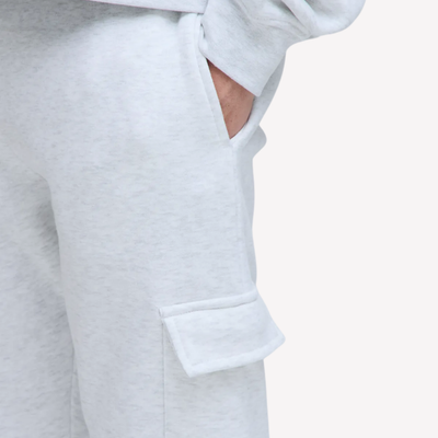 Skinny Fit Grey Marl Winter Cargo Jogger