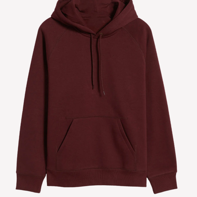 Maroon Regular Fit Pullover Hoodie