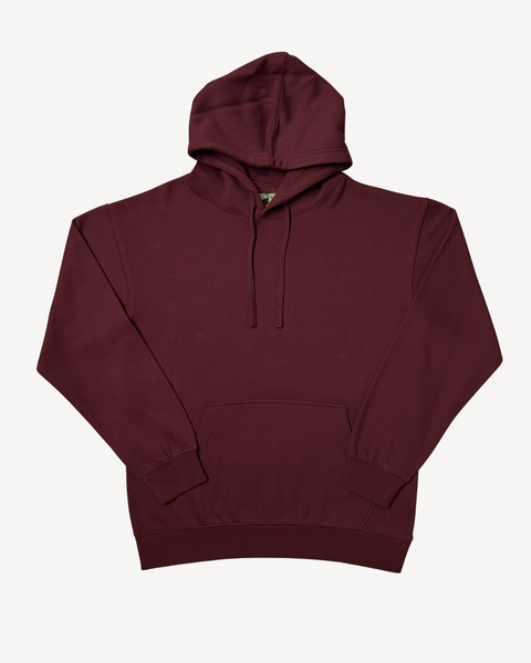 Maroon Regular Fit Pullover Hoodie