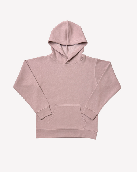 Kids Dusty Rose Pullover Hoodie