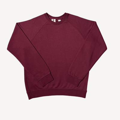Maroon Oversized Sweatshirt-Unisex