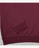 Maroon Regular Fit Raglan Sweatshirt