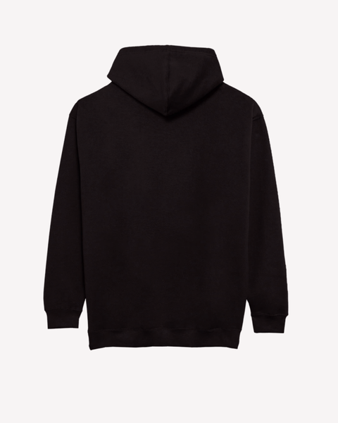 Black Regular Fit ZIP Through Hoodie