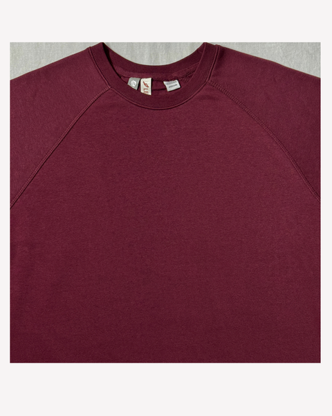 Maroon Oversized Sweatshirt-Unisex
