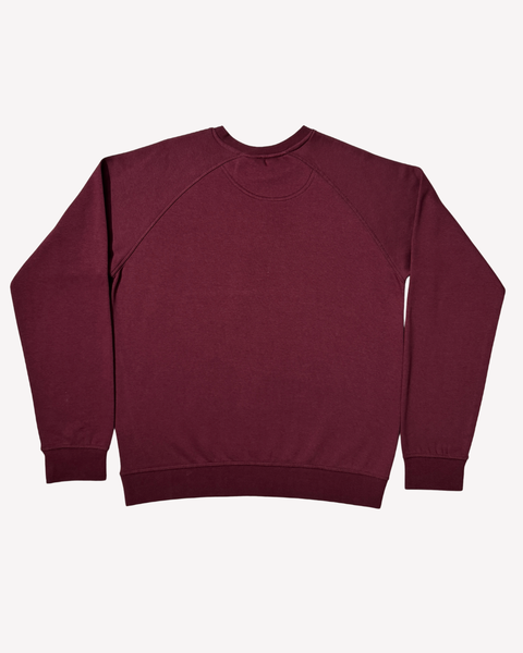 Maroon Oversized Sweatshirt-Unisex