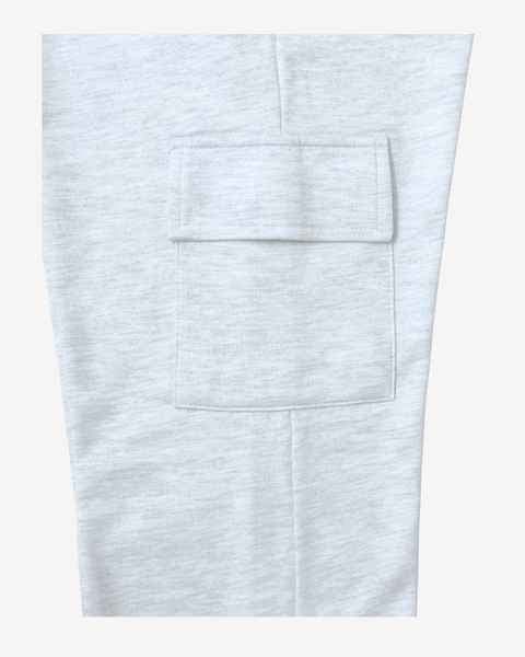 Skinny Fit Grey Marl Winter Cargo Jogger