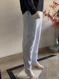 Grey Marl Winter Cargo Trouser